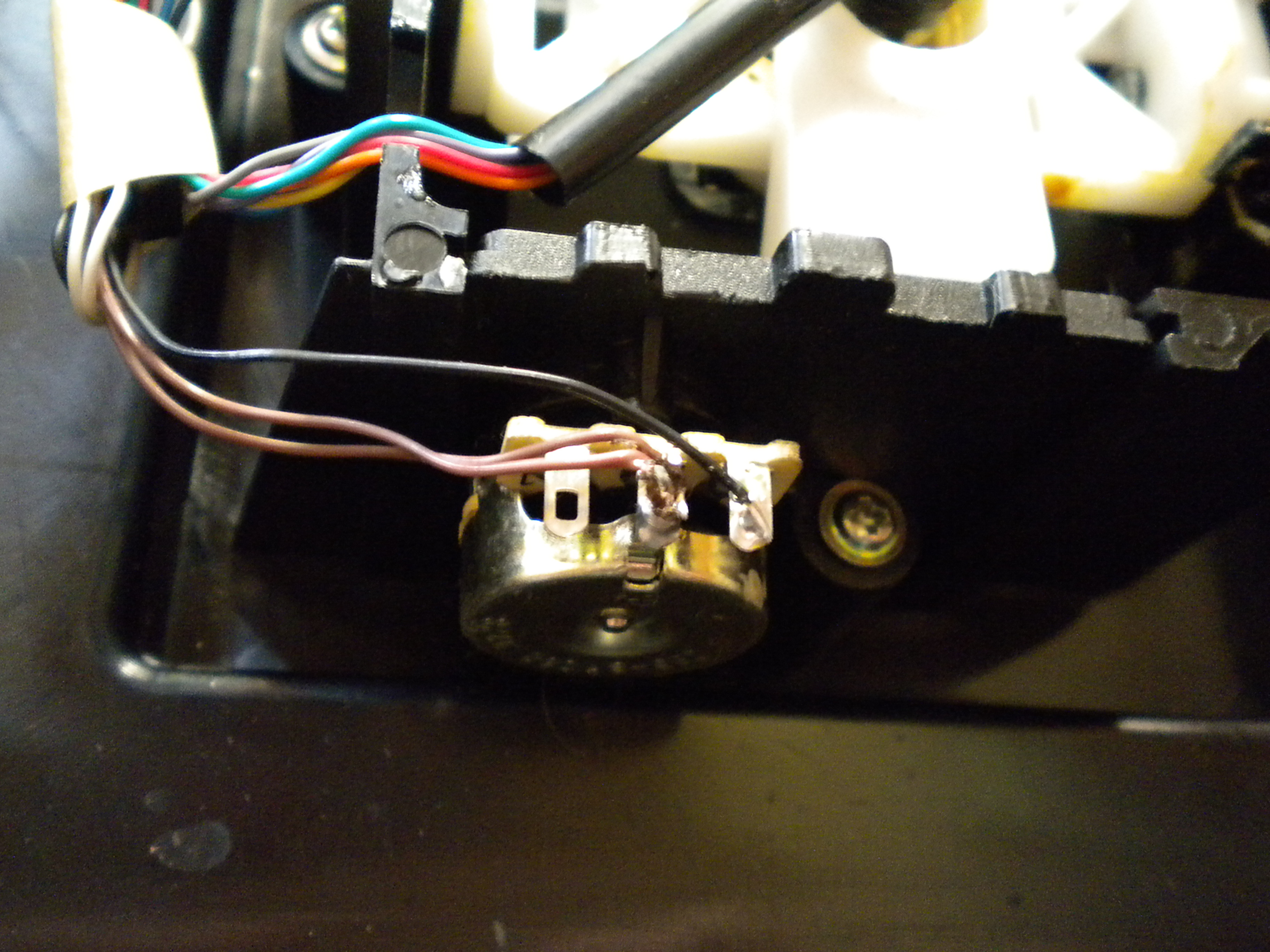 Closeup of Joystick Potentiometer