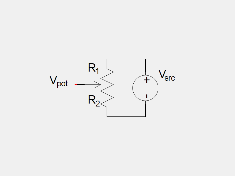 Potentiometer As Voltage Divider